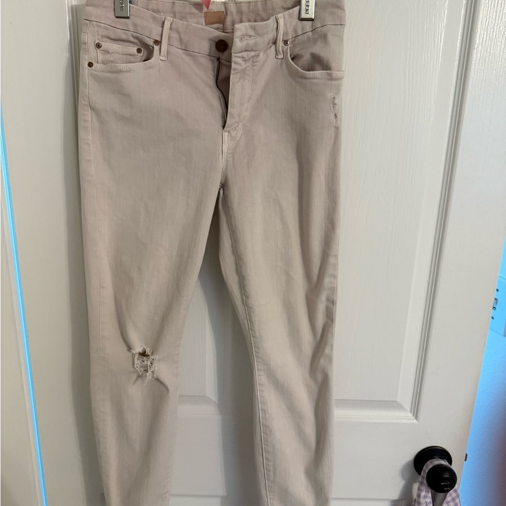 MOTHER light pink Skinny Jeans Classic Style